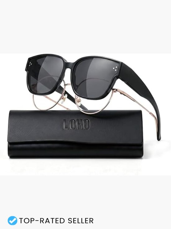 Fit Over Glasses Sunglasses Polarized UV400 Driving Shades Oversized Wrap main image 6